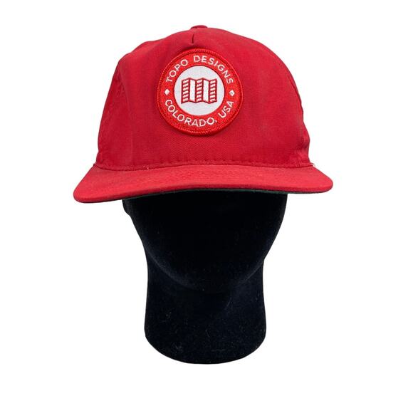 Topo Designs Ranger Hat Leather Strap Adjustable Baseball Cap - Picture 1 of 10